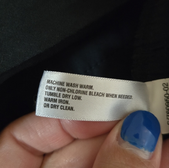 Gap | Modern Boot Cut Navy Trousers Size 10R - Picture 9 of 10